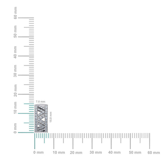 10K White Gold Womens Round Diamond Small Huggies Earrings 7/8 Cttw