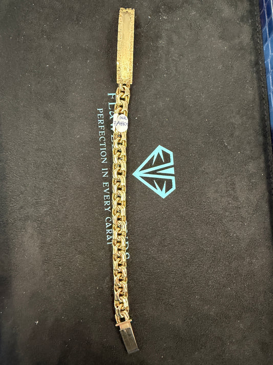 10k cuban ID bracelet