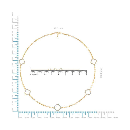 14K Yellow Gold Round Link Necklace Bracelet Set 1-1/6 Cttw