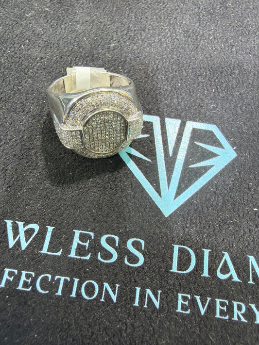 10k gold and diamond ring