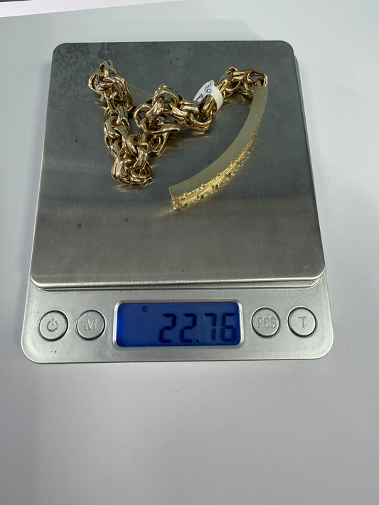 10k cuban ID bracelet