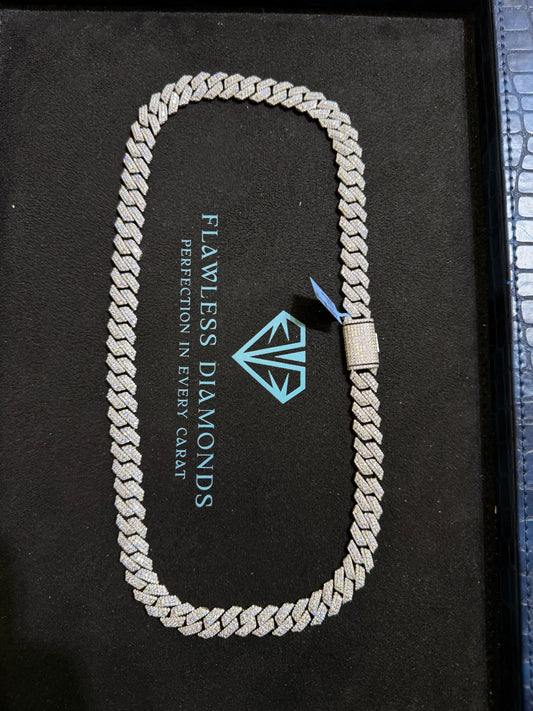 12mm Moissanite Chain