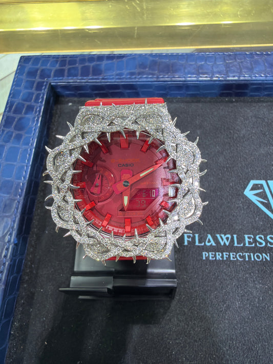 Custom Natural Diamond Gshock Watch