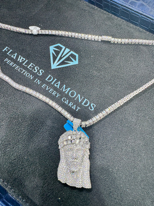 Moissanite Chain Charm Set